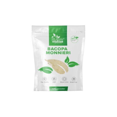 Raw Powders Bacopa Monnieri Pulbere - 125 grame